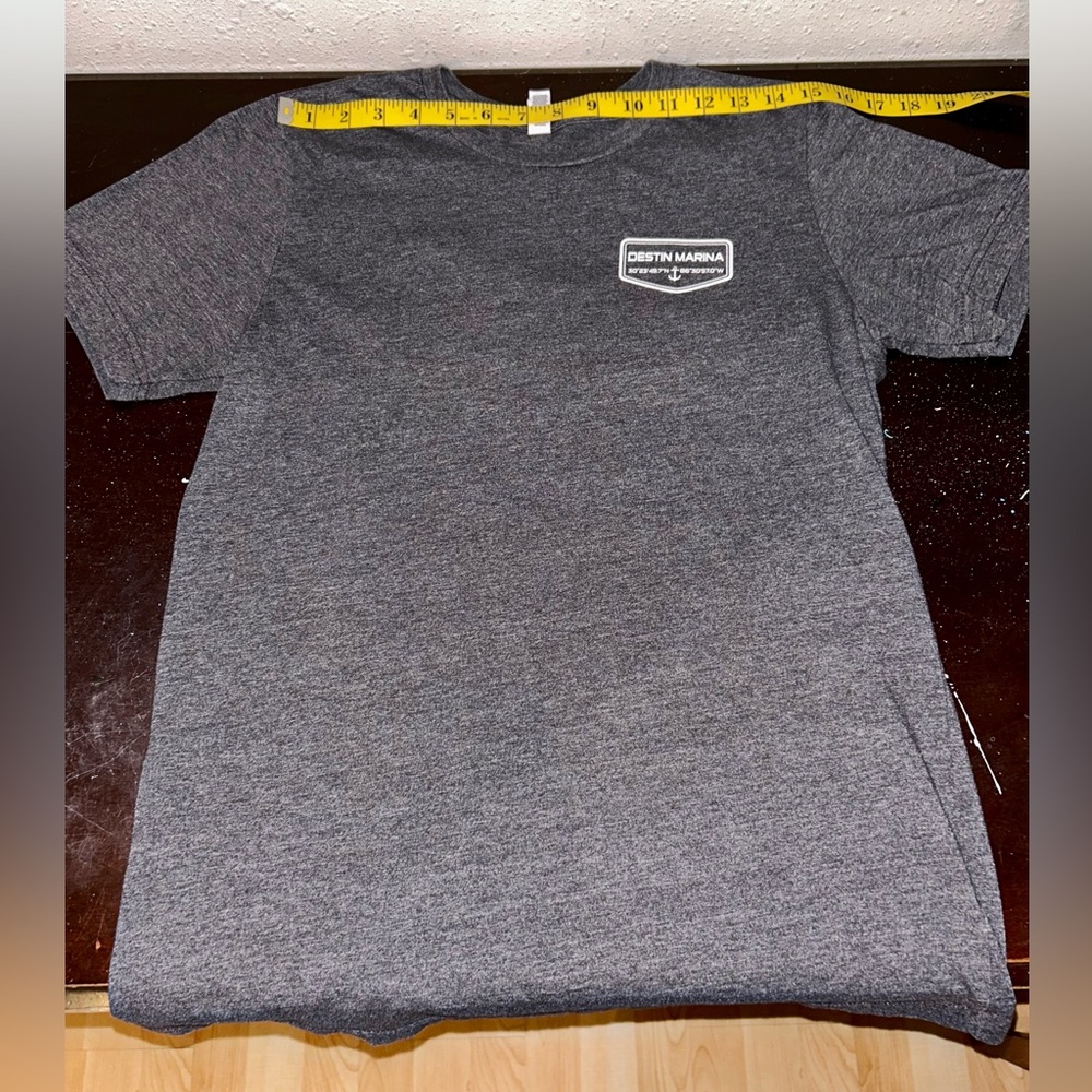 Destin Marina grey unisex t-shirt size medium - Picture 7 of 11